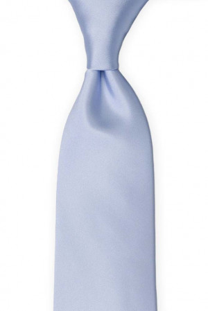 SOLID Ice blue cravate classique