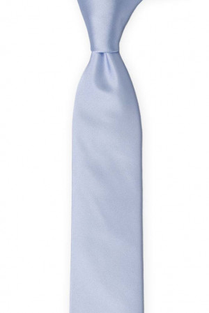 SOLID Ice blue cravate slim