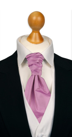 SOLID Lavender Pink lavallière pré-noué