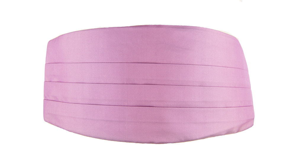 SOLID Lavender Pink ceinture de smoking
