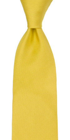 SOLID Lemon cravate