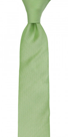 SOLID Light green cravate slim