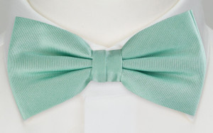 SOLID Light turquoise nœud papillon pré-noué