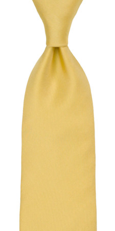 SOLID Light yellow cravate
