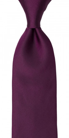 SOLID Magenta cravate classique