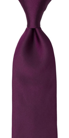 SOLID Magenta cravate