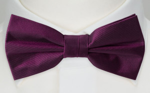 SOLID Magenta nœud papillon pré-noué