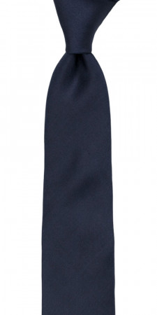 SOLID Navy blue cravate slim