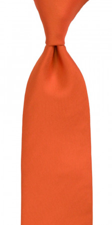 SOLID Orange cravate