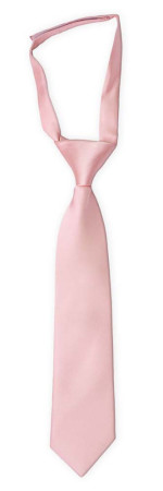 SOLID Pale pink petite cravate enfant pré-nouée