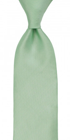 SOLID Pastel green cravate classique