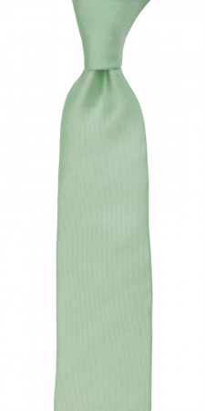 SOLID Pastel green cravate slim