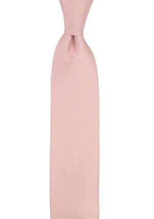 Solid Powder Pink cravate pour enfant medium