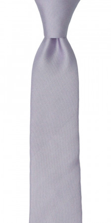 SOLID Powder purple cravate slim