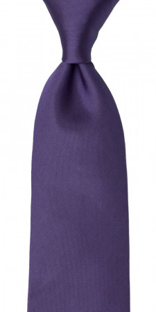 SOLID Purple cravate