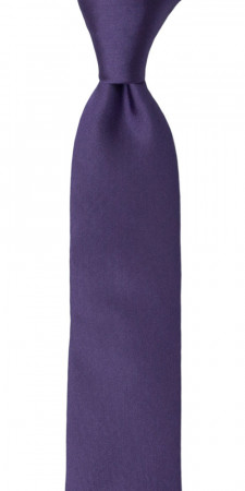 SOLID Purple cravate slim