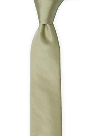 SOLID Sage green cravate pour enfant medium