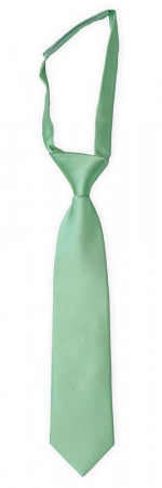 SOLID Seafoam turquoise petite cravate enfant pré-nouée