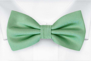 SOLID Seafoam turquoise nœud papillon pré-noué