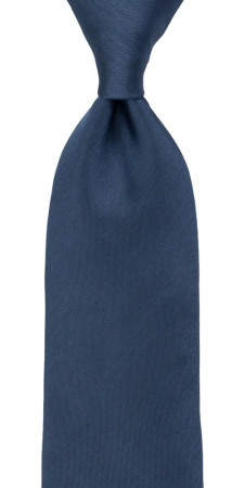 SOLID Steel blue cravate