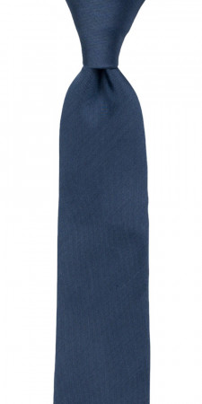 SOLID Steel blue cravate slim