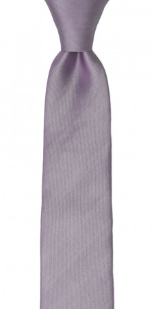 SOLID Violet cravate slim