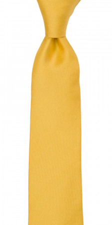 SOLID Yellow cravate slim