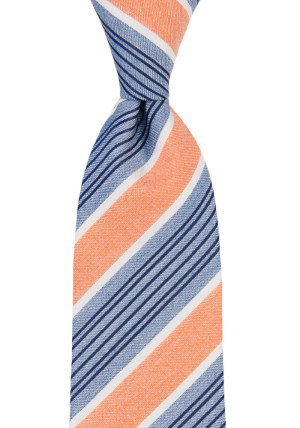 SPONTANEOUSSTRIPES ORANGE cravate