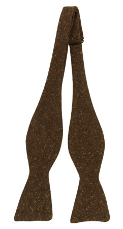 SPRACKLIG BROWN nœud papillon à nouer