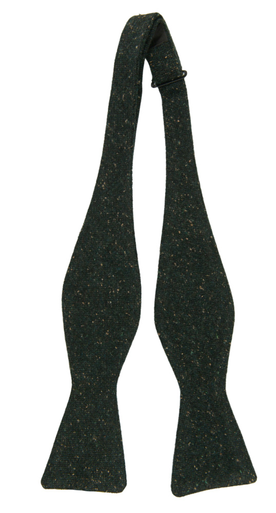SPRACKLIG DARK GREEN nœud papillon à nouer