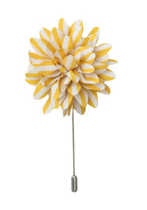 STAR STRIPE YELLOW épinglette