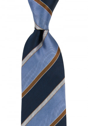 STEADYSTRIPE NAVY cravate classique