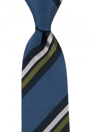 STRIPEDOUT SLATE BLUE cravate classique