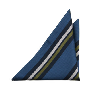 STRIPEDOUT SLATE BLUE pochette de costume