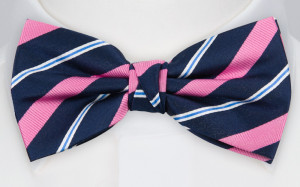 STRIPEFORWARD PINK nœud papillon pré-noué
