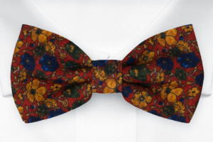 SVOLAZZO Orange nœud papillon pré-noué