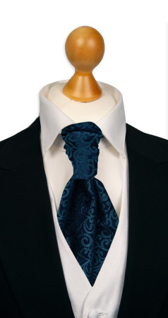 SWANKY BLUE lavallière pré-noué