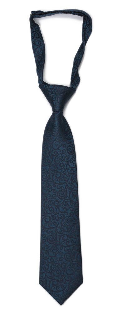 SWANKY Dark blue petite cravate enfant pré-nouée