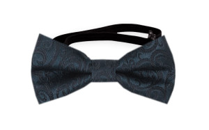 SWANKY Dark blue nœud papillon bébé