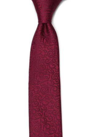 SWANKY Dark red cravate pour enfant medium