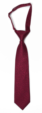 SWANKY Dark red petite cravate enfant pré-nouée