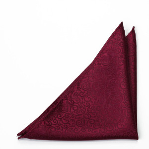 SWANKY Dark red pochette de costume