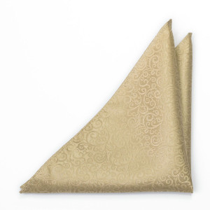 SWANKY Gold pochette de costume