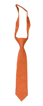 SWANKY ORANGE petite cravate enfant pré-nouée