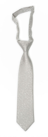 SWANKY Silver petite cravate enfant pré-nouée
