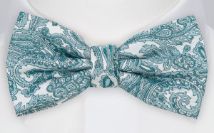 SWEETHEARTER TURQUOISE nœud papillon pré-noué