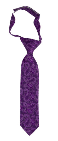 SWINGPJATT PURPLE petite cravate enfant pré-nouée