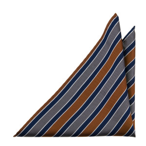 THELOOKER NAVY CINNAMON pochette de costume