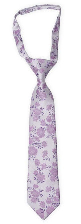 TOSSBLOSSOM Powder purple petite cravate enfant pré-nouée