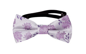 TOSSBLOSSOM Powder purple nœud papillon bébé